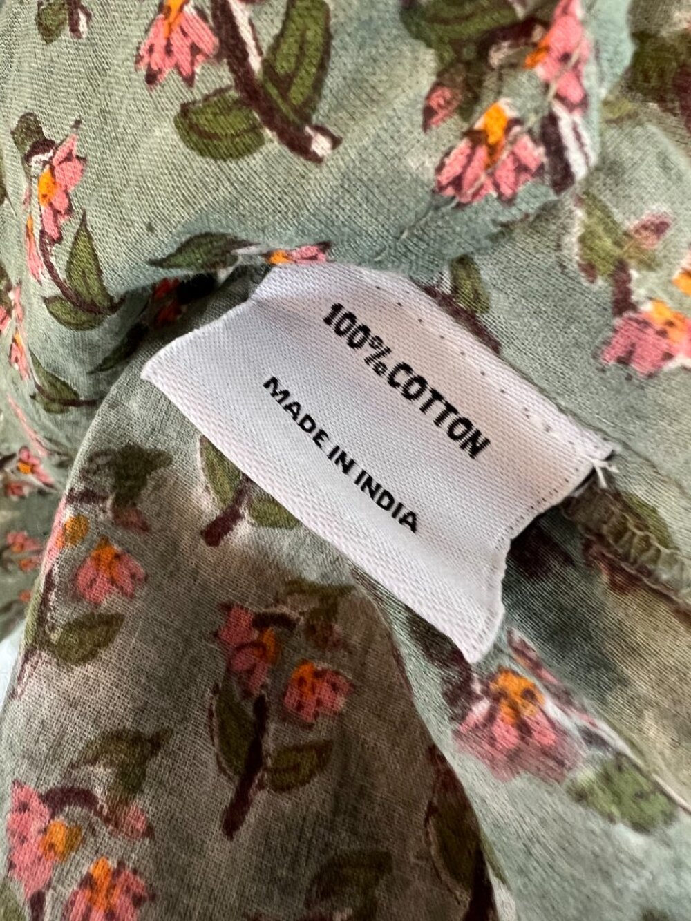Daughters of India Prairie Dress Sage Size XS - Picture 6 of 6